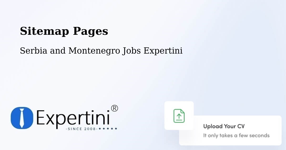 Sitemap Pages - Hudson - Serbia and Montenegro Jobs Expertini